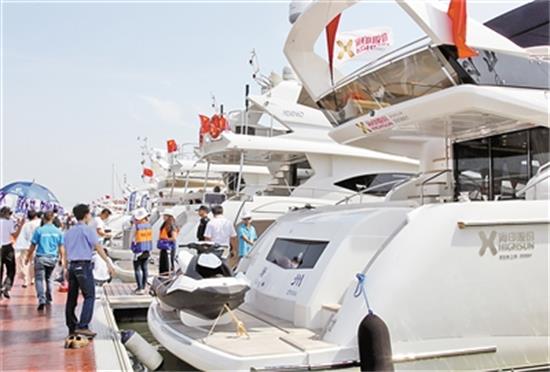 珠海国际游艇展昨开幕展览规模倍增 将到10月1日